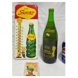 Vintage Squirt Thermometer, Full Bottle & Sticker