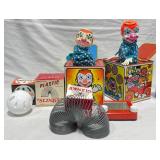 Vintage Toys - Jack-in-the-Boxes, Slinky+