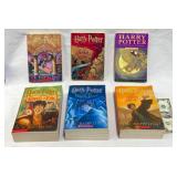 6 Harry Potter Books by J.K. Rowling