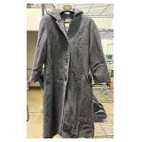 Andrea Collection Gray Hooded Coat w Hood
