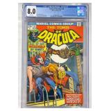 Vntg Tomb of Dracula #18 Comic Book, Graded 8.0