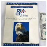50 State Quarters Complete Collection in Folder
