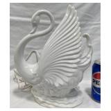 Vintage Mid-Century Maddux Swan TV Lamp, Works