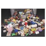 Large Bulk Lot Novelty Keychains- Many Vintage