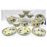 Vintage Nagoya Shofu Tea Set w Cups & Plates
