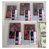 1996 UD Jordan Metal Set w 5 PSA-Certified Cards