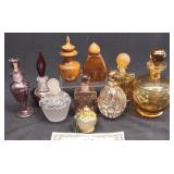 10 Assorted Perfume Bottles