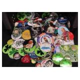 Buttons, Pins & Memorabilia Lot