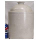 Vintage Stoneware Crock Chicken Feeder