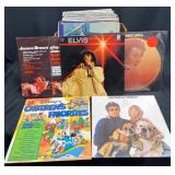Box Lot of LP Record Albums- Elvis, Grateful Dead+