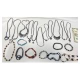 Assorted Necklaces & Bracelets - Hematite