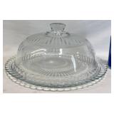 Gorgeous Princess House Cake Plate w Cover