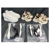 5 Pairs of Assorted Sneakers Sizes 27-39