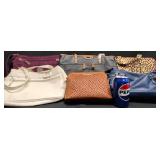 6 Assorted Handbags Purses