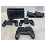Nintendo Switch Dock w Controllers & Accessories