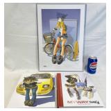 Art Print & Book Set w Artwork by Vinne