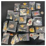 Collection of Hard Rock & Planet Hollywood Pins