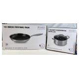 New Bond&6 10" Frying Pan & 4 Quart Casserole