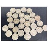 29 U.S. Silver Quarters w Dates 1934-1964