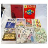 Vntg Stamp Albums, Loose Stamps, S&H Stamps+
