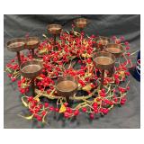 Crate & Barrel Copper Fireplace Candelabra