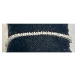 Sterling Silver Tennis Bracelet