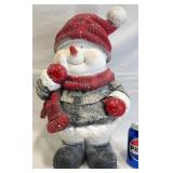 Holiday Decorative 18" Christmas Snowman Statue