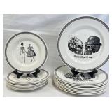 Royal Staffordï¿½Til Death Do Us Partï¿½Goth Plates