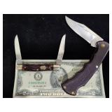 2 Pocket Knives- Cattaraugusï¿½ATS-34,ï¿½Buck 422