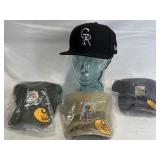 4 New Caps - New Era Colorado Rockies & Carhartt
