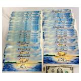 136 Vintage NOS Tillamook Bay Oyster Can Labels