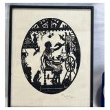 Vintage Scherenschnittï¿½Paper Silhouette Cut-Out