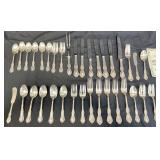 International Sterling Wild Rose Flatware 1154g