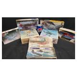 8 Vntg Model Kits - Military Aircraft, Biplanes+