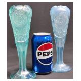 2 Fenton 95th Anniversary Carnival Glass Vases