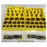 SAE & Metric O-Ring Kits w Pick & Hook Sets