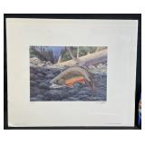 Brook Trout LE Art Print by Vic Erickson