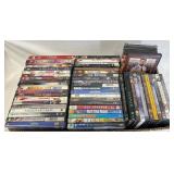 50+ Assorted DVD Movies, Various Genres