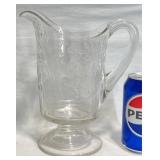 Antique Squirrels Water Pitcher, Smooth Rim