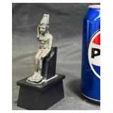 Egyptian Bronze Statuette of Seated Harpocrates