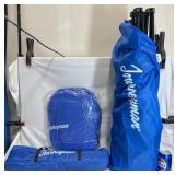 Journeyman Tent, Sleeping Bag, 2 Folding Chairs