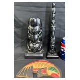 Pacific NW-Style Decor - Carved Totems, Plaque