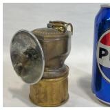 Vintage Brass Acetylene Carbide Miner