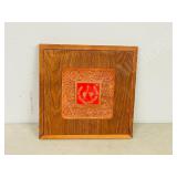 Wood & leather box of Centenial prints-