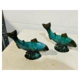 pair of Blue Mountain Potter fish