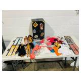 Sony & Cher doll set in case & clothing