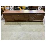 custom made 94 ' long tv stand -