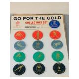 1988 Olympic collectors buttons