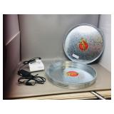 2-Havana Club tin trays & vodka bottle light