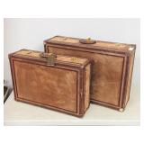 2 pcs luggage heavy duty, suede exterior